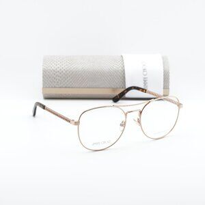 Jimmy Choo JC200 0J5G 00 Aviator 54mm Eyeglasses - Gold